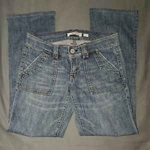 Old Navy Ultra Low Waist Boot-Cut Jeans